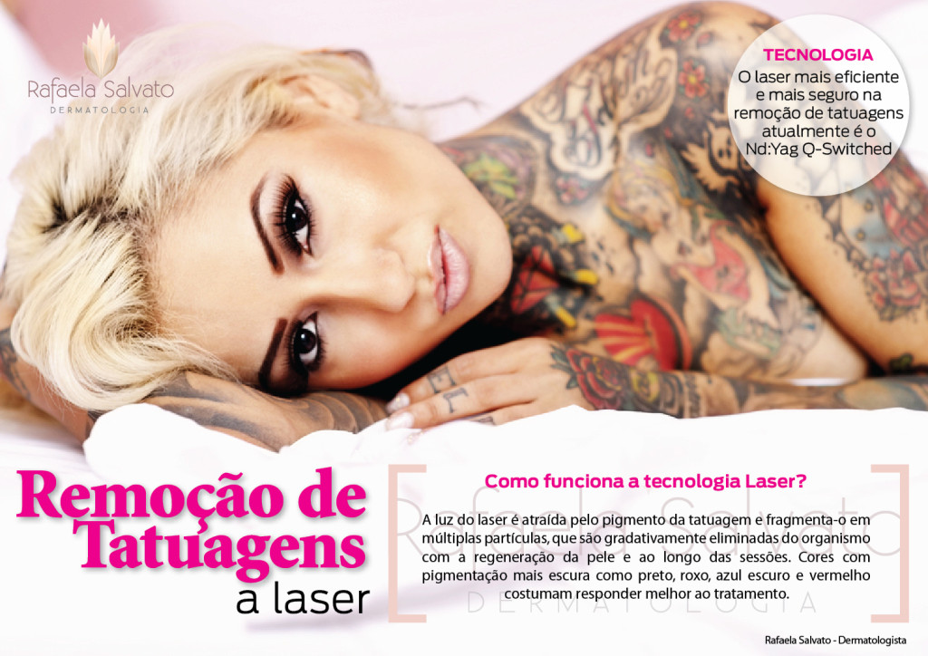 remoção de tatuagem Florianópolis rafaela salvato dermatologista